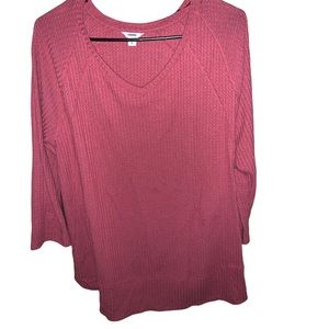 Sonoma | Womens Pink LSlv. top - XL